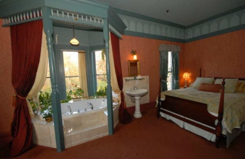 Guest room at Humboldt House Bed and Breakfast.