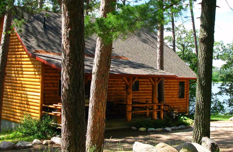 Exterior view of Breezy Point Resort on Straight Lake.