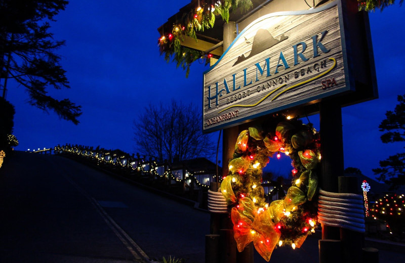 Winter at Hallmark Resort & Spa Cannon Beach.