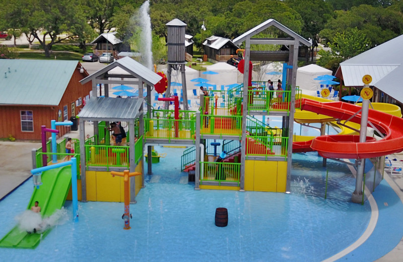 Water park at Yogi Bear's Jellystone Park™ Guadalupe River.