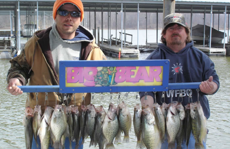 Fishing at Big Bear Resort.