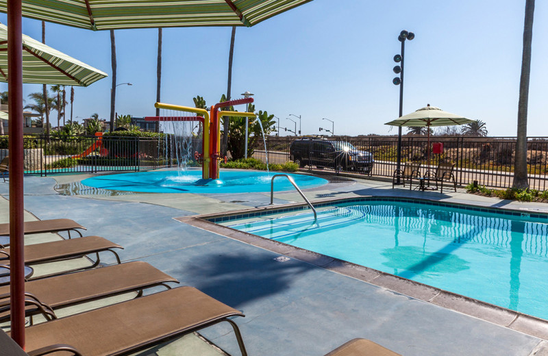 Splash pad at Carlsbad Seapointe Resort Condos.