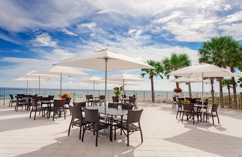 Patio at Holiday Inn Express 