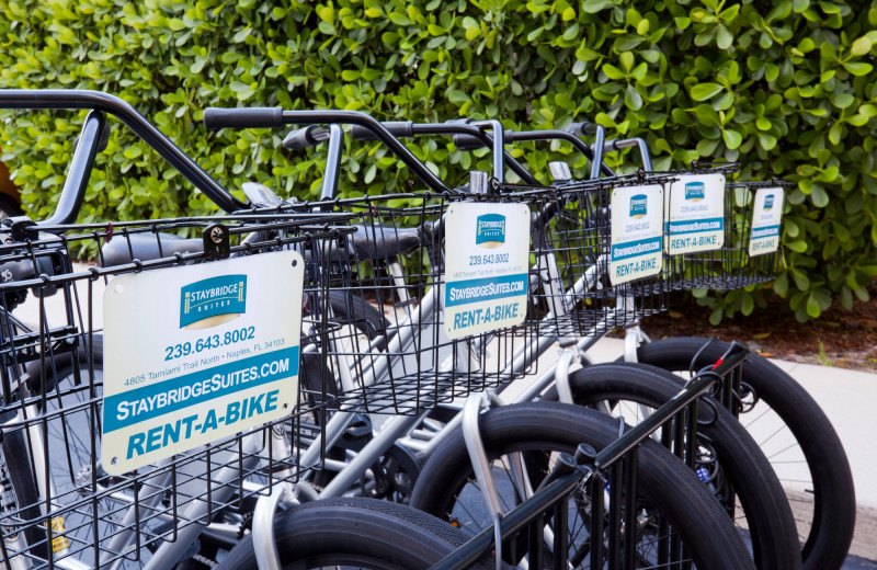 Bikes at Staybridge Suites Naples-Gulf Coast.