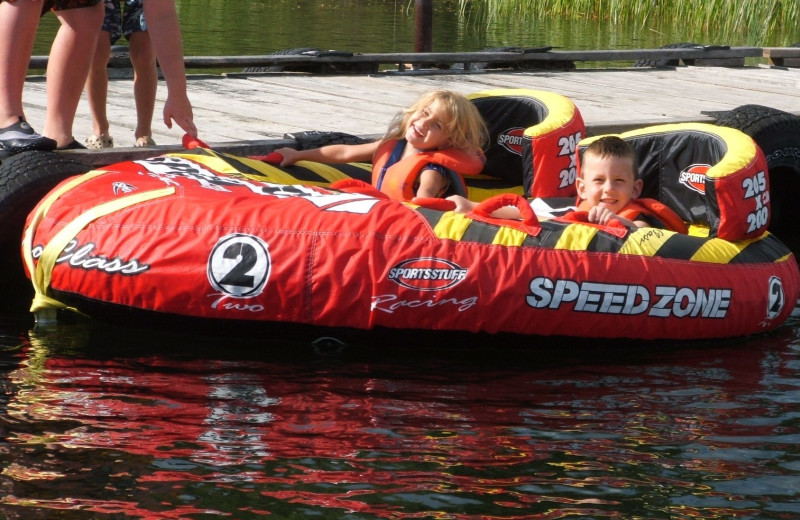 Lake activities at Bakers Narrows Lodge.