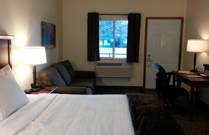Guest room at Battle Lake Motel.