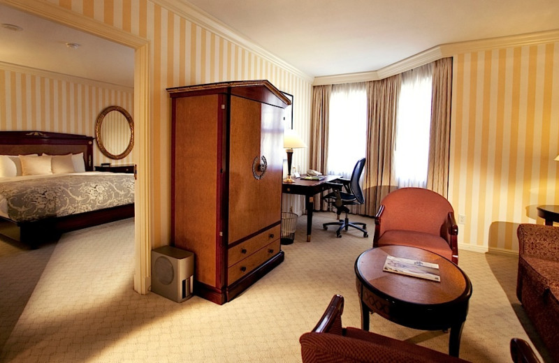 Guest suite at Orchard Hotel.