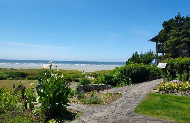 Exterior view of Sandpiper Beach Resort.