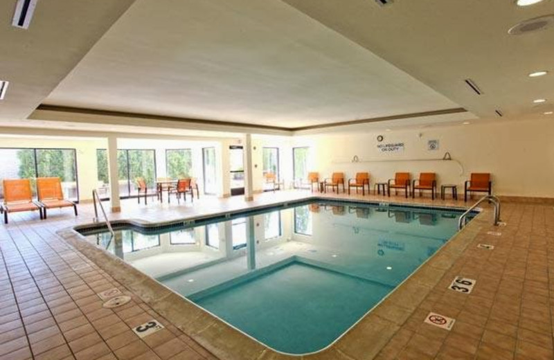 Indoor pool at Courtyard Detroit Brighton.