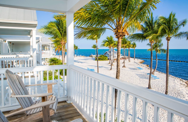 Balcony view at Tranquility Bay Beach House Resort.