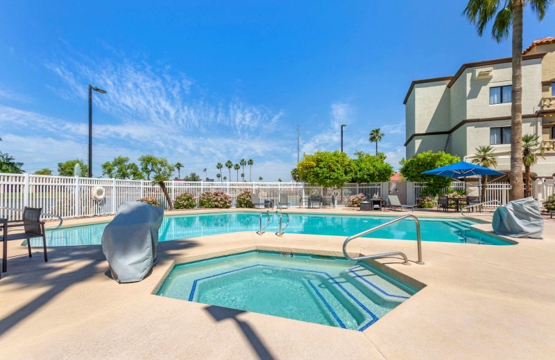 Outdoor pool at Windmill Suites In Surprise.