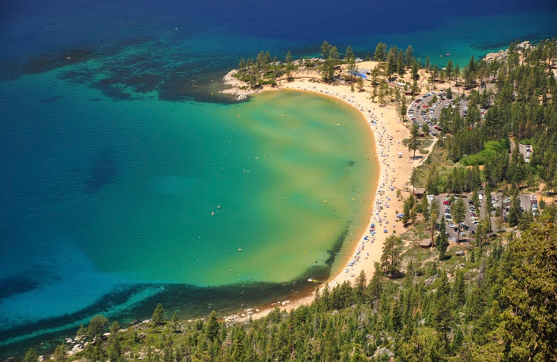 Beach at Tahoe Getaways.