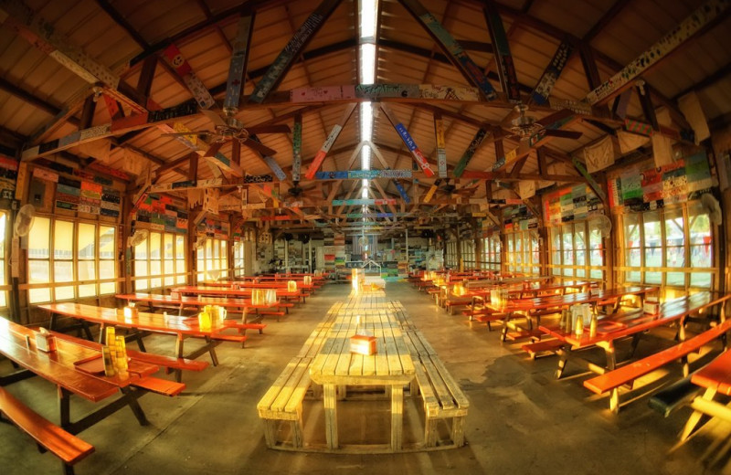 Cafeteria at Camp Champions on Lake LBJ.