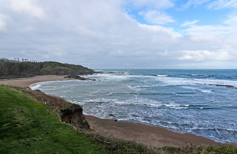 Beach at Surfrider Resort.