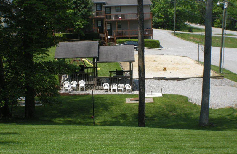 Exterior view of Golden Pond Resort.