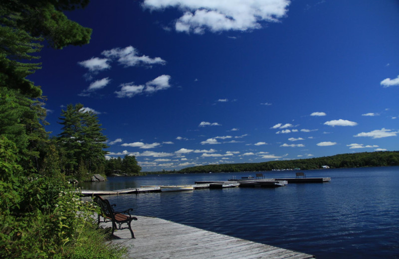 Lake view at Westwind Inn on the Lake.