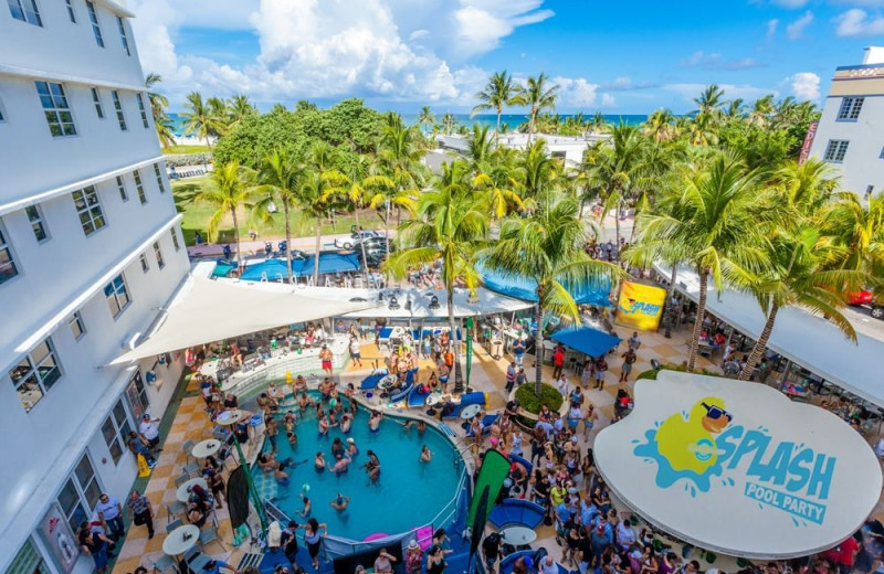 Pool at Clevelander South Beach.