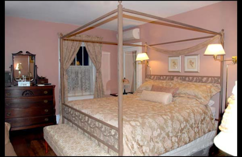 Guest room at Bancroft Manor Bed & Breakfast.