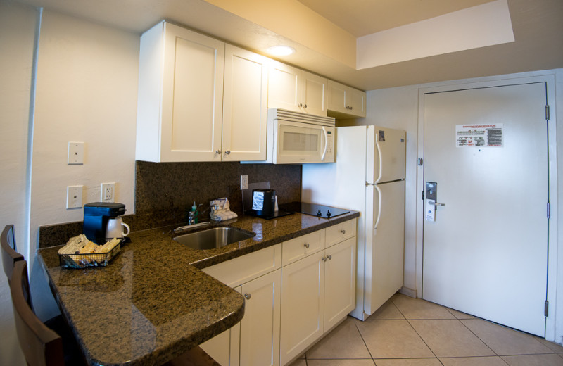 Suite Kitchen at Best Western Beach Resort Hotel