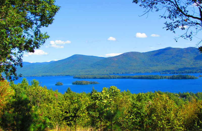 View of the lake at The Depe Dene Resort.