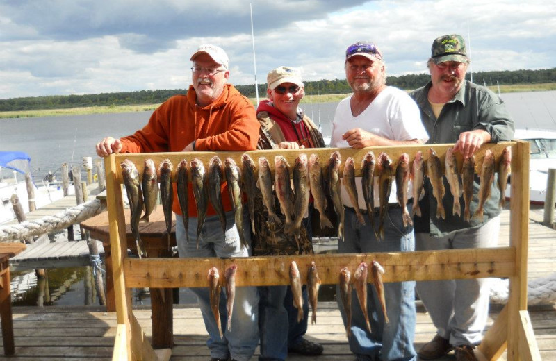 Catch of the day at River Bend Resort.