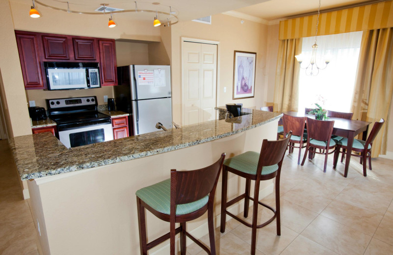 Guest dining area at Lake Eve Resort.