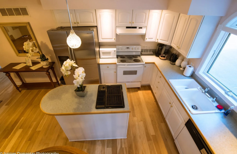 Guest kitchen at The Inn at Villa Bianca.