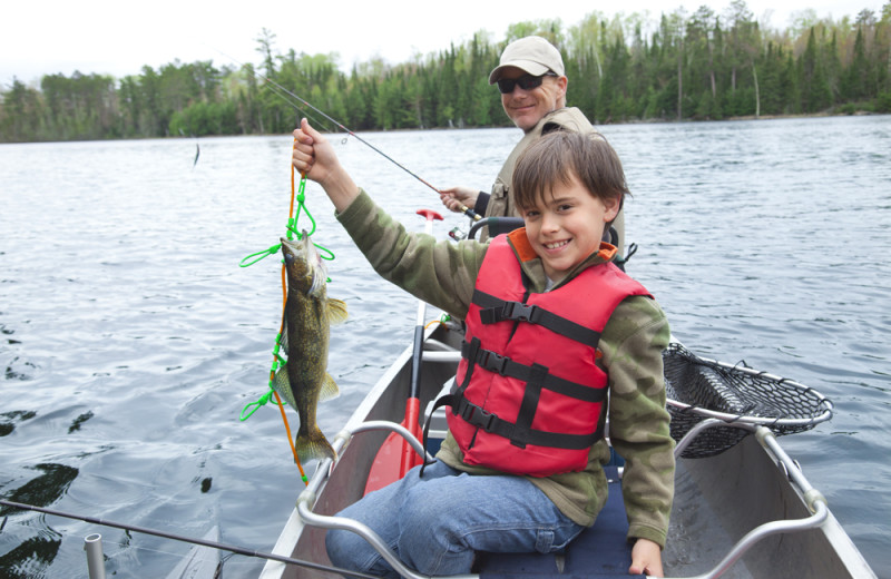 Fishing at Hidden Haven Resort and Campground.