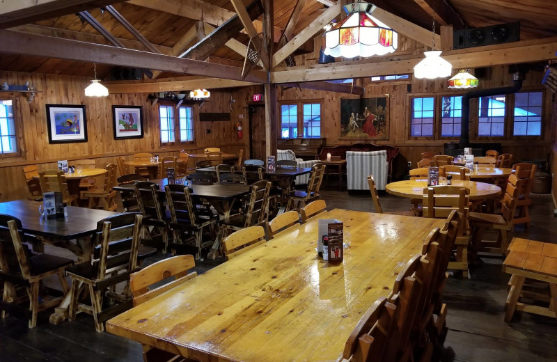 Dining at Mattawa River Resort.