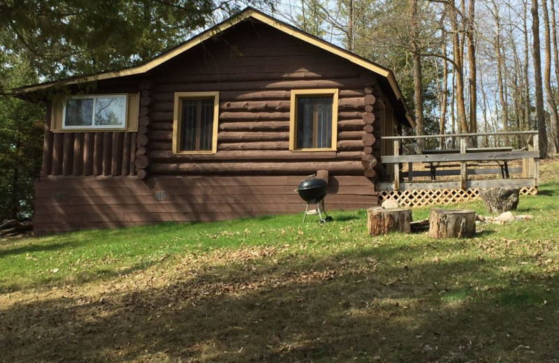 Cabin exterior at Blackduck Lodge & Resort.