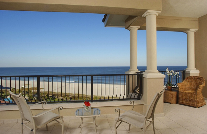 Beach view at The Villas of Amelia Island Plantation.