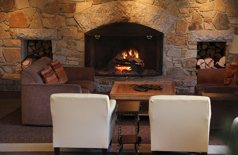 Lobby at The Golden Eagle Lodge.