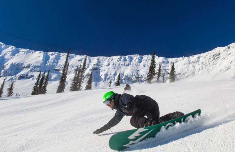 Snowboarding at Fernie Central Reservations.