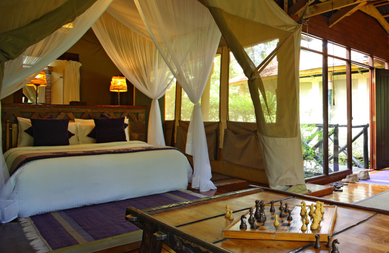 Exterior view of Sarova Mara Camp.