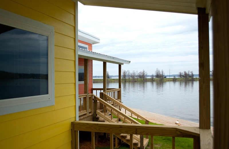 Cabin exterior at D'Arbonne Pointe.