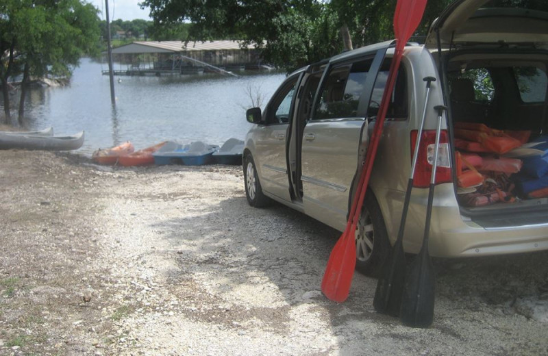 Water activities at Cliffview Resort.