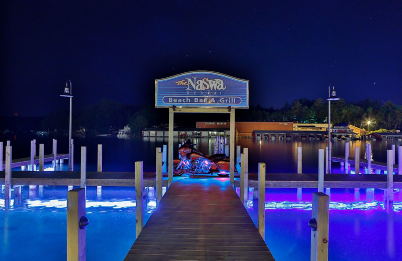 Dining at Naswa Resort.