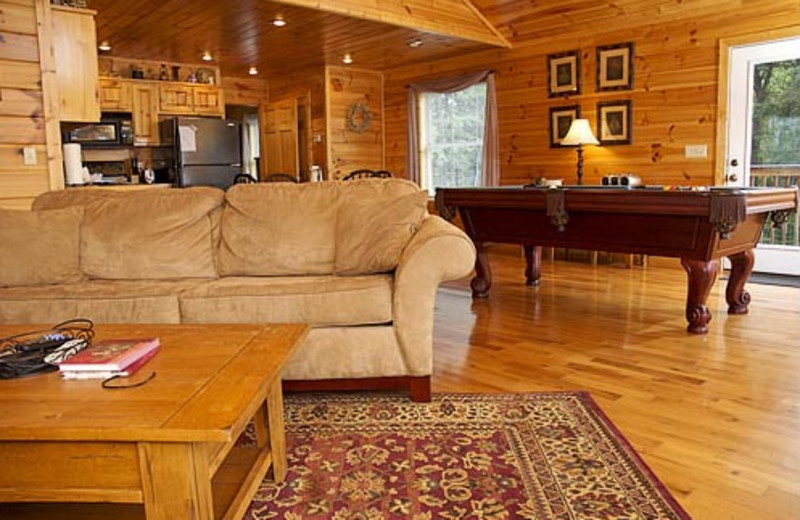 Vacation Rental Interior at Volunteer Cabin Rentals