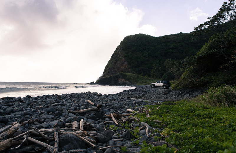 Beach at Travaasa Hana.