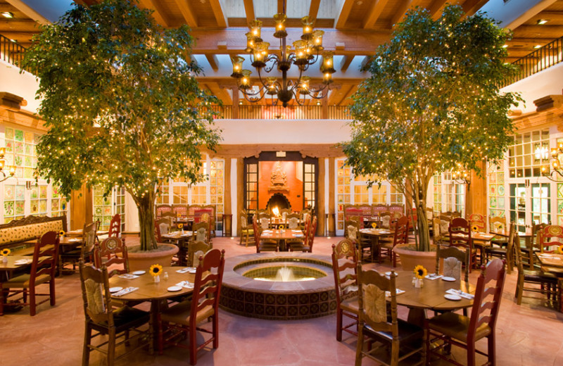 Dining Area at La Fonda on the Plaza 