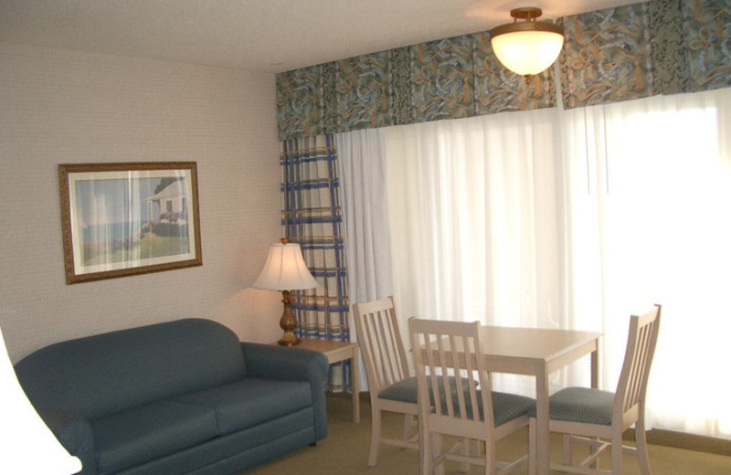 Guest room at Virginia Beach Resort Hotel.