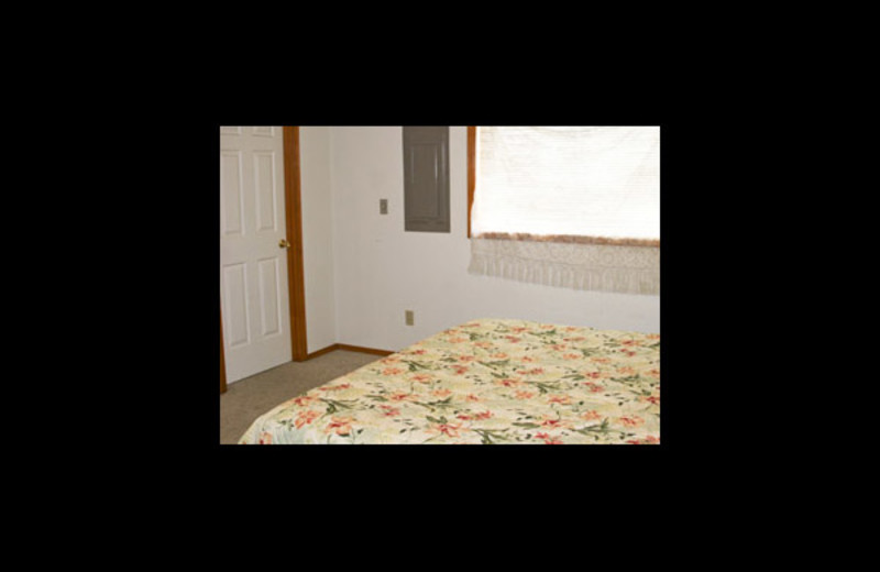 Guest room at Ocean Shores Ocean View Homes.