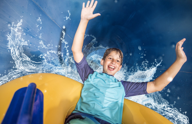 Water slide at Tan-Tar-A Resort.
