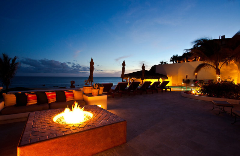 Rental patio at Sun Cabo Vacations.