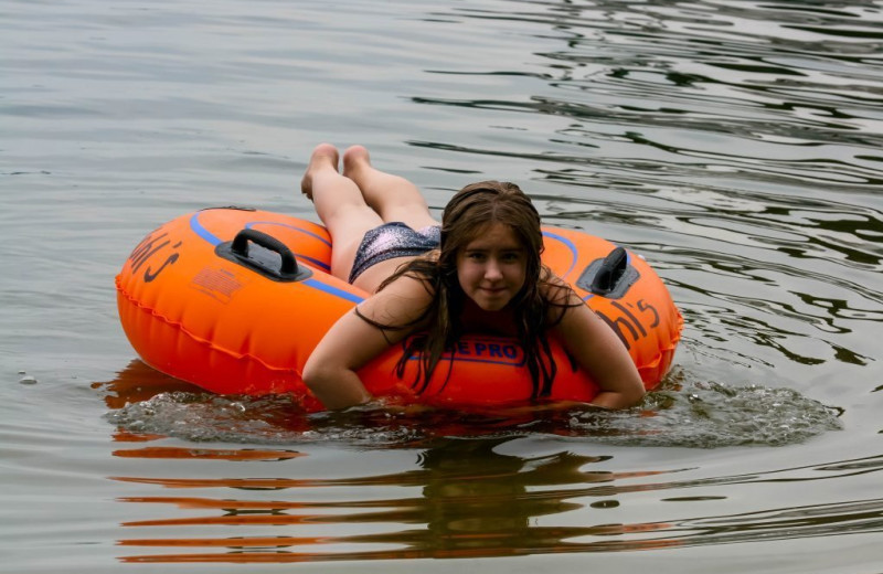 Swimming at Kohl's Resort.