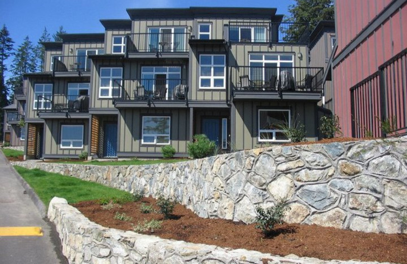 Exterior view of Sooke Harbour Resort & Marina.