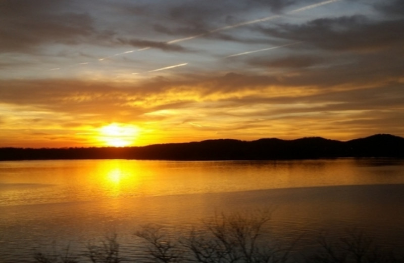 Sunset at The Island Motel 