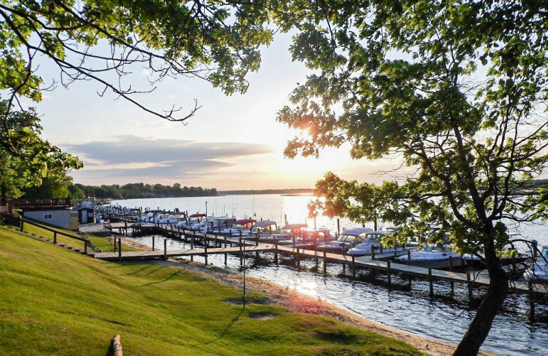 Lake view at Ballard's Resort.