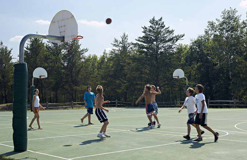 Basketball court at Heartwood Conference Center & Retreat.