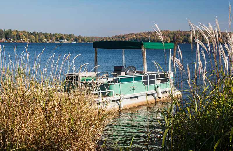 Pontoon at White Manor Resort.